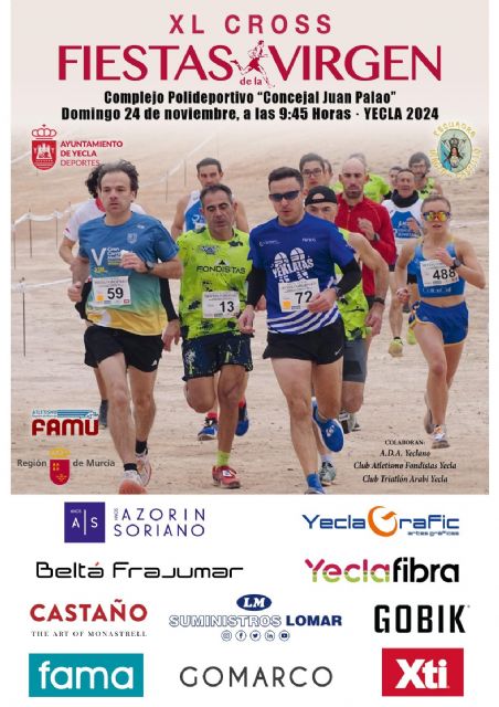 El domingo 24, Yecla decide la Liga Regional de Cross y los títulos por clubes Máster