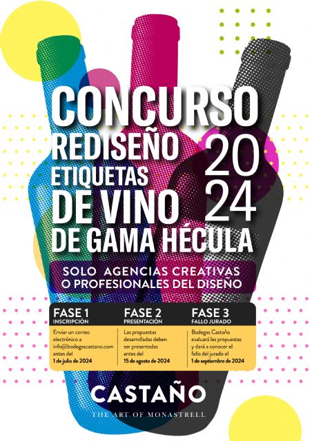 Bodegas Castaño lanza un concurso para el rediseño de etiquetas de su gama de vino Hécula